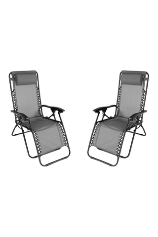 2 sillones de jardín - 70 x 160 x 92 cm