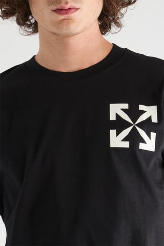 T-shirt Single Arrow - Zwart