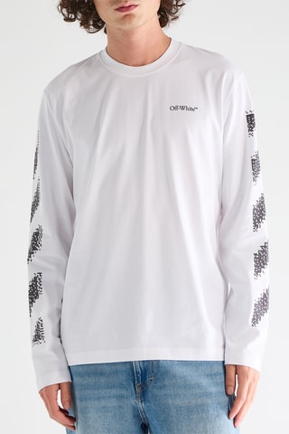 T-shirt Pixel Diag - Wit