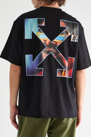 T-shirt Barber Arrow - Zwart