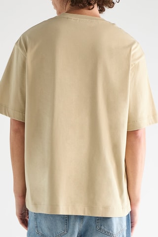 T-shirt Big Bookish - Beige