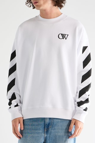 Sweater Diag Skate - Wit