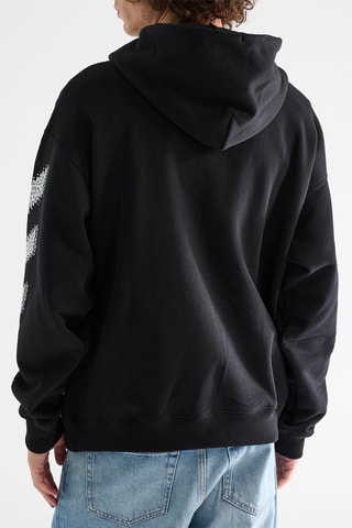 Sweater met Capuchon Pixel Diag - Zwart