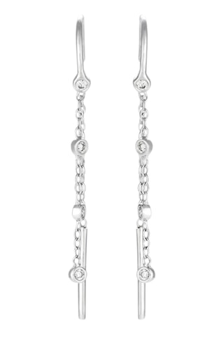 Oorbellen Euthénia Witgoud en Diamanten