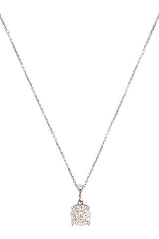 Hanger Brillant Luciana   Witgoud en Diamanten