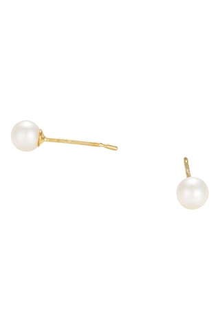 Oorbellen My Pearl - Geelgoud en Cultivéparels