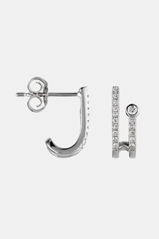 Oorbellen Treasure - Witgoud en Diamanten