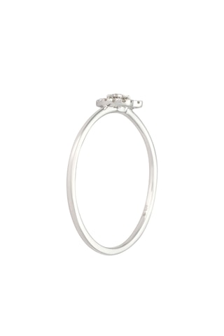 Ring Cœur Eternel - Witgoud en Diamanten