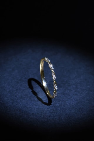 Ring Eternelle Torsade - Geelgoud en Diamanten