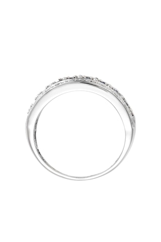 Ring Chemin de Saphirs Witgoud, Diamanten en Saffieren