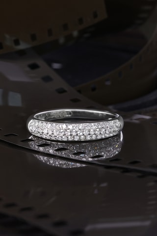 Trouwring Eclat Douceur Witgoud en Diamanten