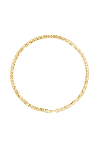 Ketting Maille Ovale Geelgoud