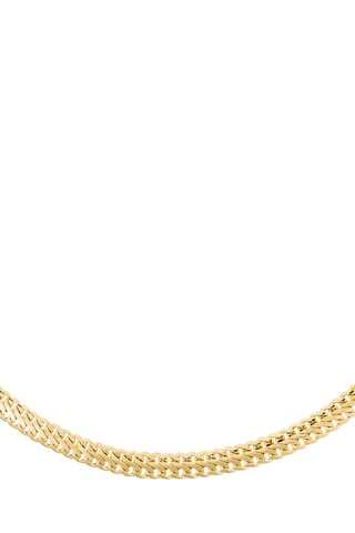 Ketting Maille Ovale Geelgoud