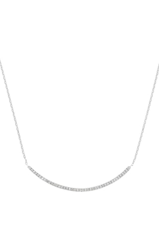 Ketting Shining Diamond - Witgoud en Diamanten