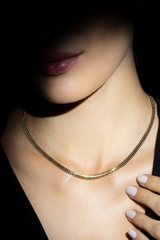 Ketting Maille Bellamia - Geelgoud