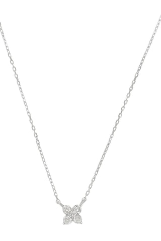 Ketting Sérénité Witgoud en Diamanten