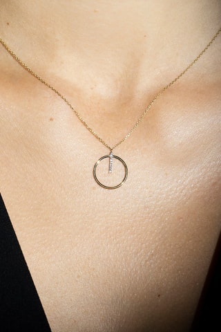 Ketting Cercle Prodigieux - Geelgoud en Diamanten