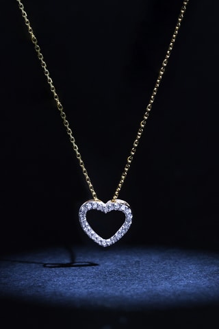 Hanger Joli Cœur PM - Geelgoud en Diamanten