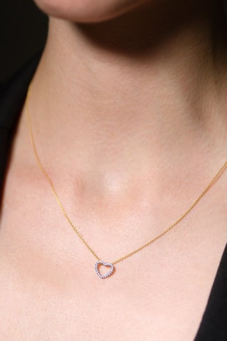 Hanger Joli Cœur PM - Geelgoud en Diamanten