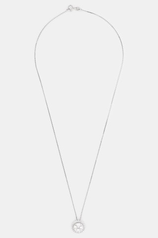 Ketting Zéphyr Witgoud en Diamanten