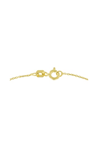 Hanger Puce Emeraude - Geelgoud en Smaragd