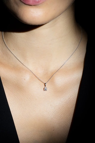 Hanger - Witgoud en Diamanten