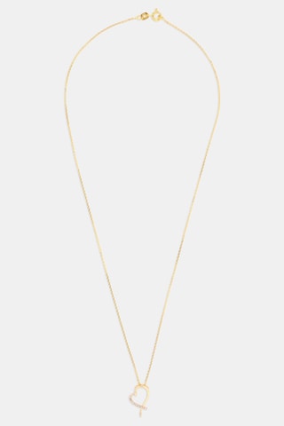 Hanger Tender Heart - Geelgoud en Diamant