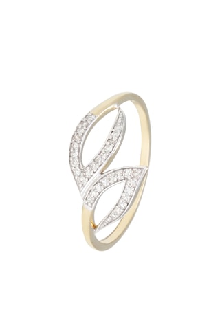 Ring Stella - Geelgoud en Diamanten