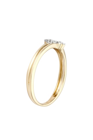 Ring Aura Divine - Geelgoud en Diamanten