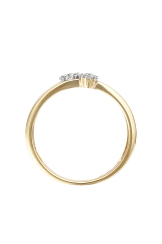 Ring Aura Divine - Geelgoud en Diamanten