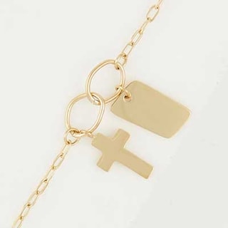 Bracelet - Acier inoxydable doré