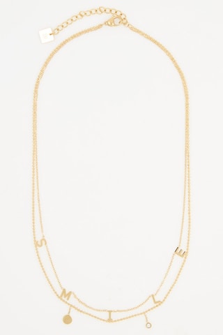 Collier multi-rangs - Doré