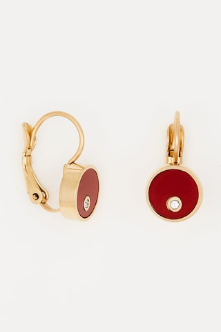 Boucles d'oreilles Rouge