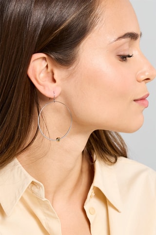 Boucles d'oreilles - Argenté et doré