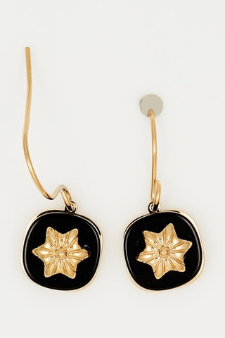 Boucles d'oreilles Onyx