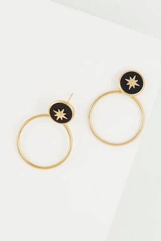 Boucles d'oreilles Onyx