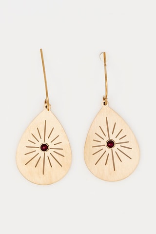 Boucles d'oreilles Rubis