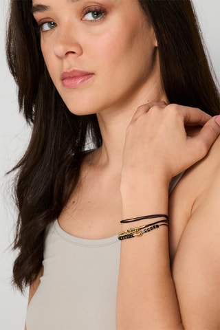 Bracelet multi tours - Noir