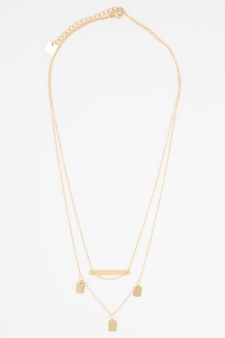 Collier multi-rangs - Doré