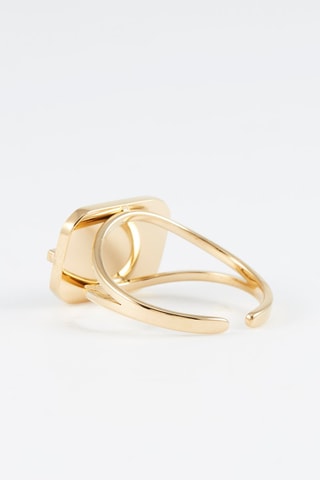 Bague - Doré et noir