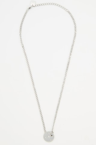 Collier - Argenté et blanc