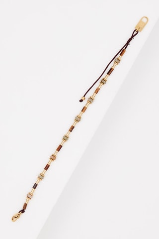 Bracelet Doré et marron
