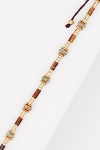 Bracelet Doré et marron