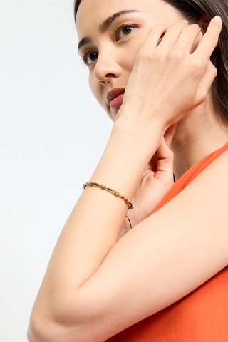 Bracelet Doré et marron