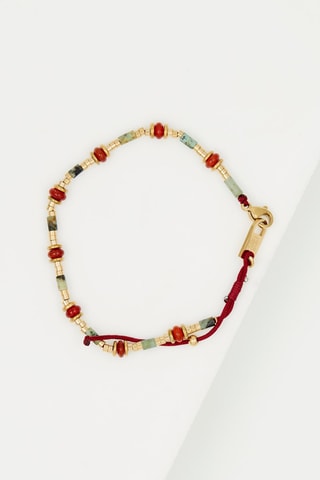 Bracelet Doré et rouge