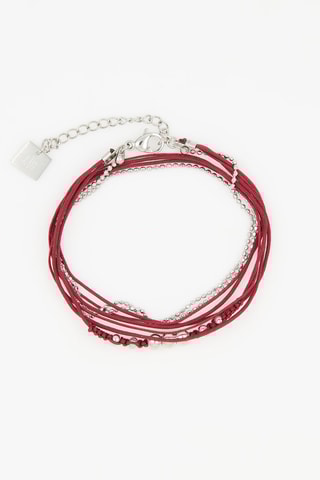 Bracelet multi tours - Rouge
