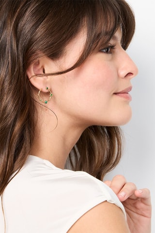 Boucles d'oreilles Malachites