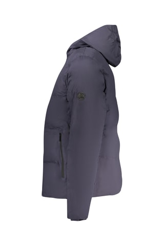 Blusão com capuz - Azul-marinho