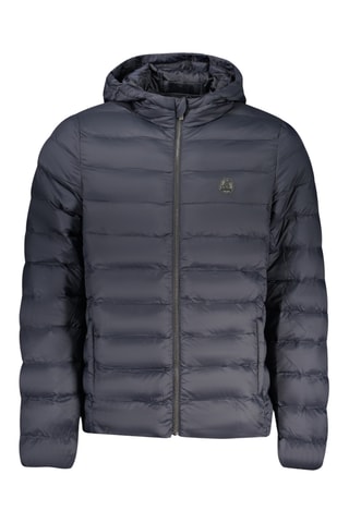 Blusão com capuz - Azul-noite