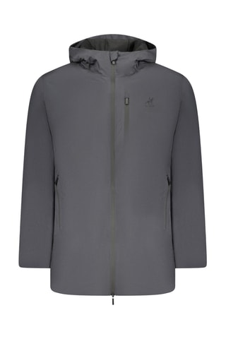 Corta-vento com capuz - Preto